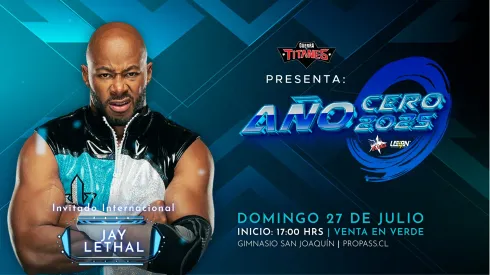 Jay Lethal de AEW es la gran figura del evento Guerra de Titanes.
