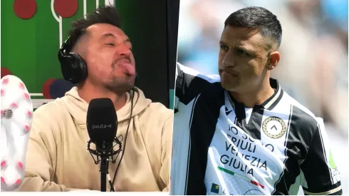 La parada de carros de Nico Peric a Alexis Sánchez.
