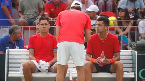 Alejandro Tabilo y Tomás Barrios en la Copa Davis 2024
