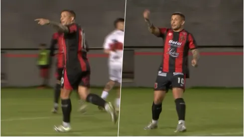 Emiliano Vecchio le ofreció a un hincha "conversar" después del partido, y no como amigos.
