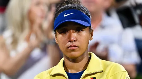 Naomi Osaka tras su derrota contra Victoria Mboko.
