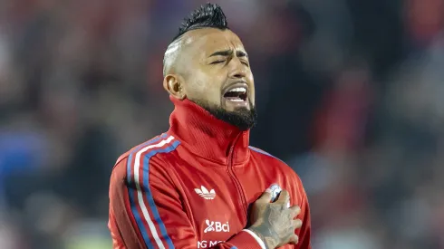 Arturo Vidal es parte de la promoción del duelo amistoso entre Chile y Rusia.
