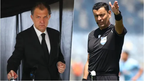 Aníbal Mosa y Roberto Tobar se reúnen en el Estadio Monumental.
