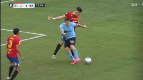 Una fuerte controversia se vivió entre Unión Española y Deportes Iquique.
