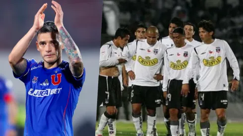 Charles y su referente en Colo Colo.
