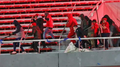 Increíblemente no hay hinchas de Independiente detenidos.
