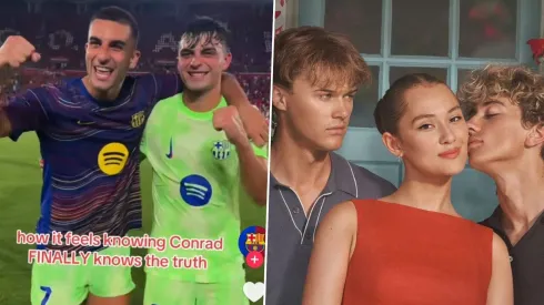 Hasta el futbol se hizo presente en el triángulo amoroso de la serie. 
