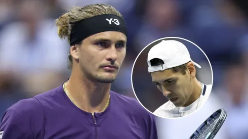 Alexander Zverev y Alejandro Tabilo en el US Open
