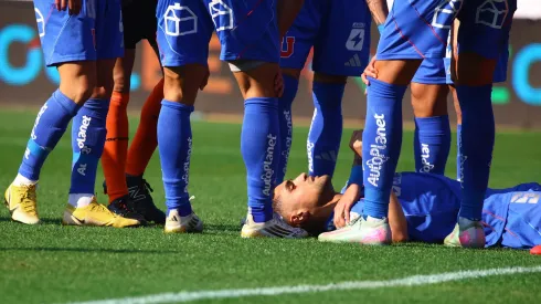 Nicolás Ramírez se lesionó a los segundos en el Superclásico en el Nacional.
