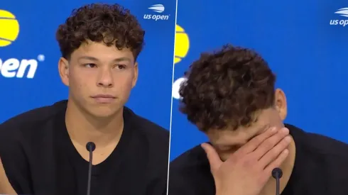 Ben Shelton en conferencia de prensa tras el US Open (
