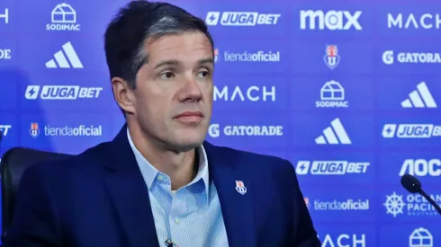Michael Clark hizo descargos a nombre de la U tras el Superclásico.
