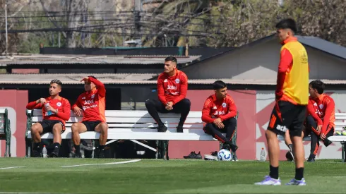 La selección chilena trabaja en Juan Pinto Durán.
