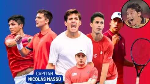 El team de Massú para la serie.
