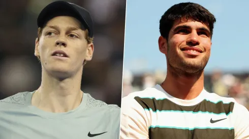 Jannik Sinner y Carlos Alcaraz
