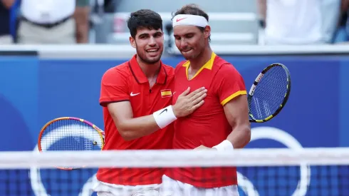 Carlos Alcaraz y Rafael Nadal
