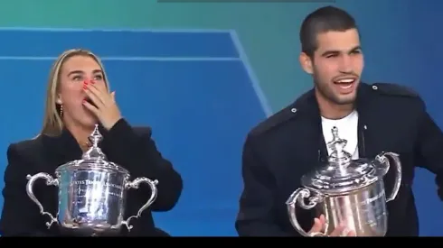 La vergüenza que pasó Sabalenka con Alcaraz
