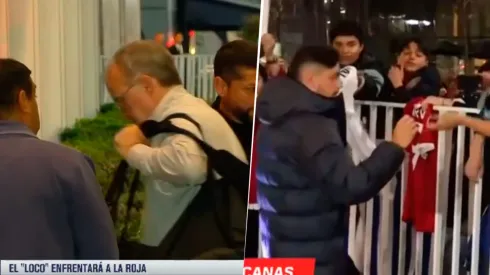 Bielsa tuvo un particular retorno a Chile
