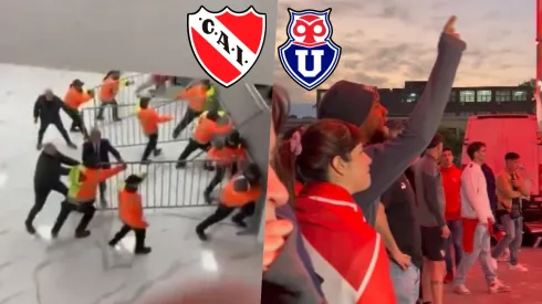 Nueva violenta manifestación de los hinchas.
