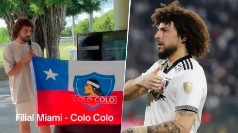Falcón agradeció el cariño de los hinchas de Colo Colo
