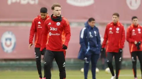 Bruno Barti en la selección chilena.
