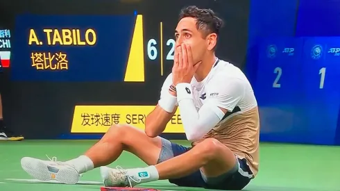 Tabilo no podía creer que era campeón en Chengdu, China
