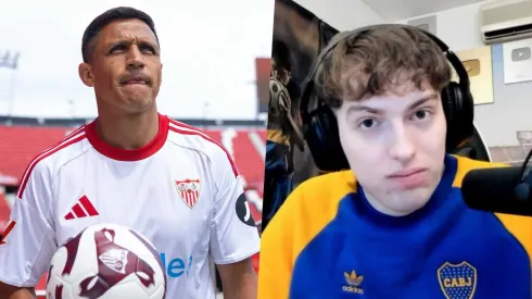 El streamer argentino elogió -de una particular manera- al delantero nacional.
