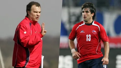 Bielsa y Estrada compartieron en la selección chilena.
