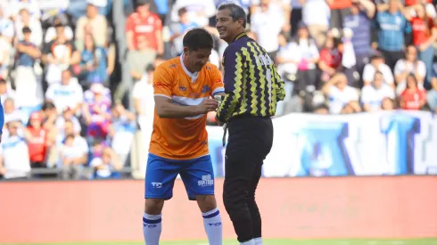 Patricio Toledo previo a su infarto en cancha.
