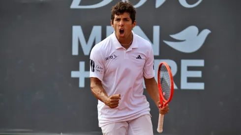 Cristian Garin en semifinales del Challenger de Antofagasta.
