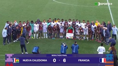 Nueva Caledonia se despide de Chile
