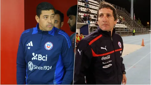 Mario Salas sale al cruce de Nico Córdova en la Sub 20.
