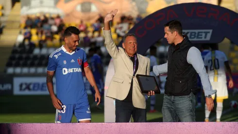 Miguel Ángel Russo fue homenajeado por la U en 2023.
