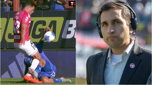 Daniel Arrieta y su explicación a la jugada polémica en U vs. Palestino.
