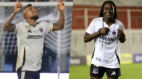 Arturo Vidal apoyó a las Albitas.
