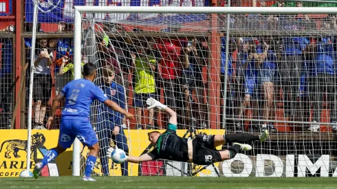 El penal fallado por Nicolás Guerra ante Palestino.
