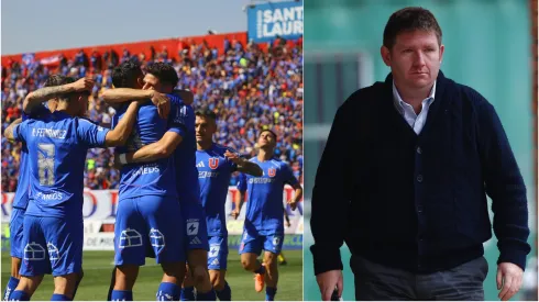 Hinchas de la U exigen salida de Victoriano Cerda desde Azul Azul.
