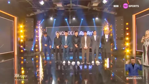 El ganador del premio al Mejor Jugador del 2025 en Gala Crack.