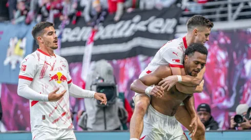 Leipzig festeja vitória frente ao Friburgo. Foto: Imago
