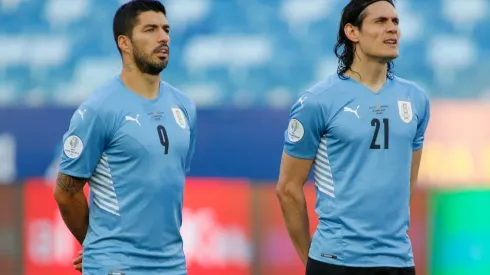 Dupla uruguaia, Luís Suarez e Edinson Cavani, foi especulada no Corinthians
