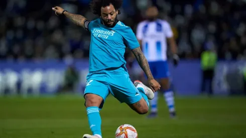 Marcelo foi titular na última partida do Real Madrid, pela Copa do Rei
