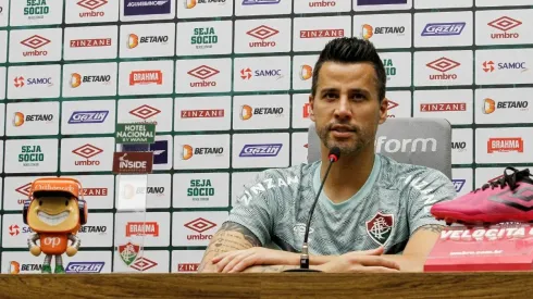 Fábio foi apresentado oficialmente como jogador do Fluminense (FOTO: LUCAS MERÇON / FLUMINENSE F.C)
