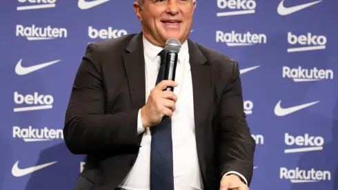 Presidente do Barcelona, Joan Laporta
