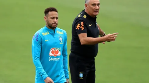 Tite revela papo com Neymar
