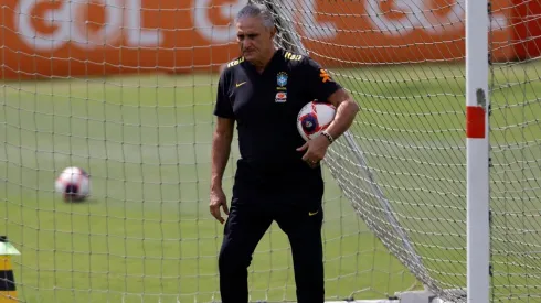 Tite fala sobre amistoso pré-Copa (Foto: Buda Mendes/Getty Images)
