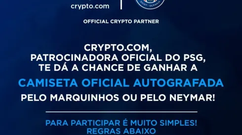 Sorteio das camisas na página da Crypto.com no Instagram (Foto: Reprodução)
