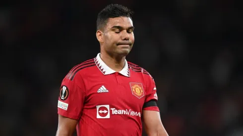 Erik ten Hag fala sobre opção por Casemiro na reserva neste início no Manchester United (Foto: Michael Regan/Getty Images)
