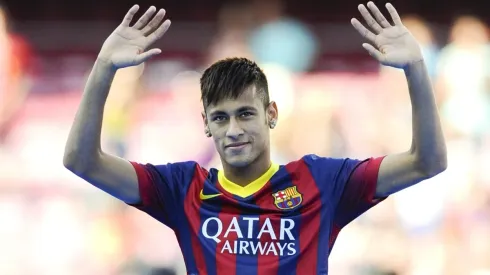 Neymar Is Unveiled At Camp Nou As New Barcelona Signing
