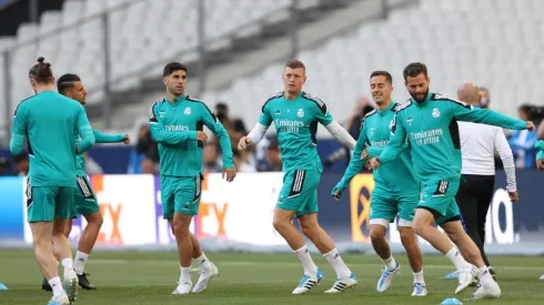 Real Madrid Training Session And Press Conference – UEFA Champions League Final 2021/22
