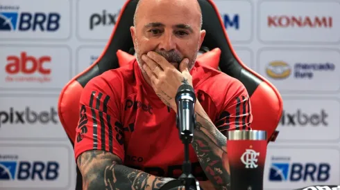 Flamengo Unveils New Coach Jorge Sampaoli
