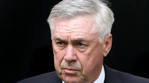 MADRID, SPAIN – JUNE 04: Carlo Ancelotti, Head Coach of Real Madrid, looks on prior to the LaLiga Santander match between Real Madrid CF and Athletic Club at Estadio Santiago Bernabeu on June 04, 2023 in Madrid, Spain. (Photo by Florencia Tan Jun/Getty Images)
